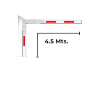           Brazo 4.5mts articulado para Barrera BGM ZKTeco (BG1000 FOLDING)